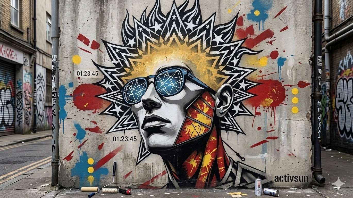 Activsun in Banksy Style